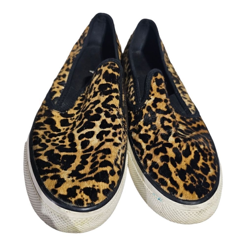 SPERRY "Seaside"‎ Leopard Slip On Sneaker - Size … - image 2